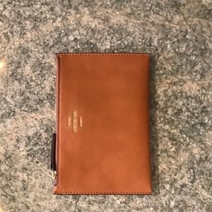 london fog leather pouch